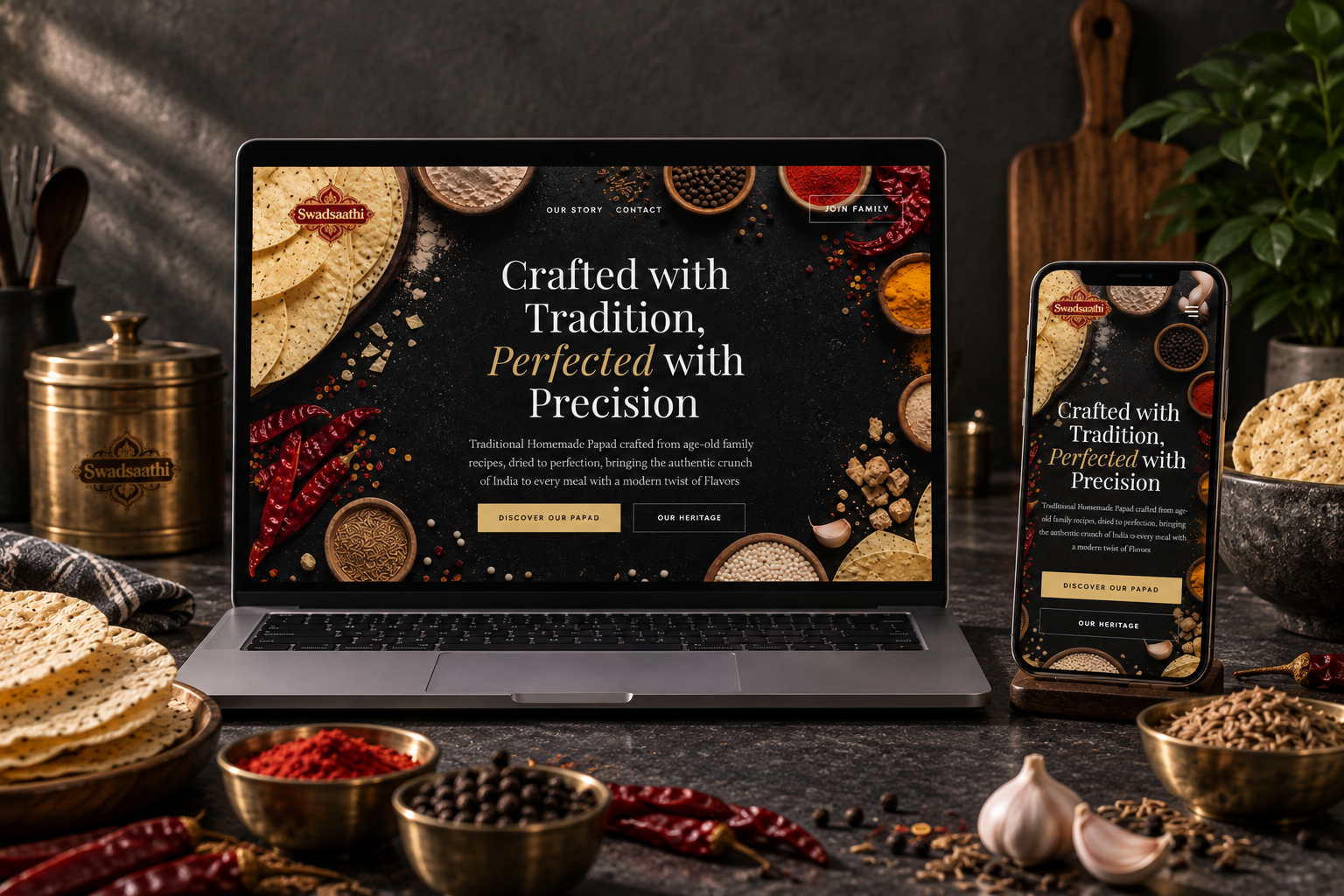 Swad Saathi client project preview